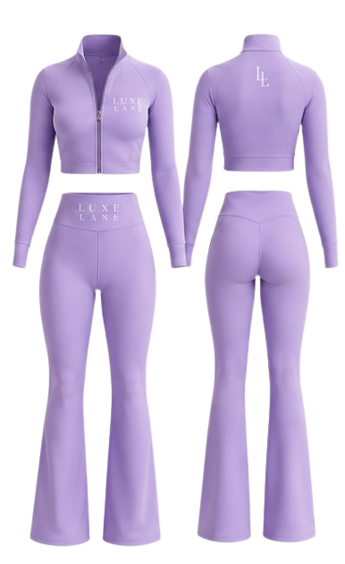 Luxe Lane Sculpt Flare Set – Lavender